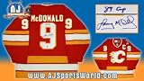 LANNY McDONALD Calgary Flames SIGNED 1989-Cup JERSEY