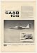1963 Saab 105 Twin-Jet Aircraft Photo Print Ad (44510)