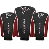 Atlanta Falcons Black Three-Pack Golf Club Headcovers
