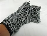 RedSkyTrader Mens Chainmail Gauntlet Armor Gloves One Size Fits Most Metallic