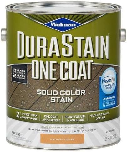 WolmanTM DuraStain® One Coat Solid Color Stain Cedar - Gallon