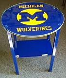 University of Michigan Wolverines Block M Table