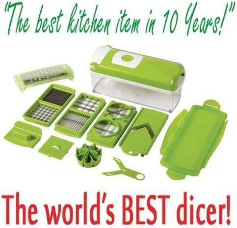 2012 New Genius Nicer Dicer Plus As Seen on TV Multi Chopper 12 Pieces