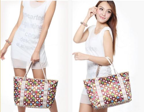 Onemall Floral Printing Large Capability Diaper Tote Bags
