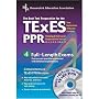 TExES PPR w/ CD-ROM (REA) - The Best Test Prep for the TExES (Test Preps)