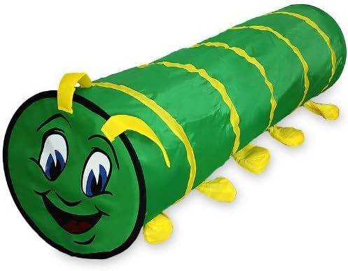 Relaxdays Cute Caterpillar Play Tunnel For Children