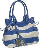 Oversized ''St. Croix'' Tote By Vitalio - Brown, Black, Navy Blue or Yellow & Off White