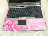 DESIGNER LOVE PINK DELL D610 LAPTOP