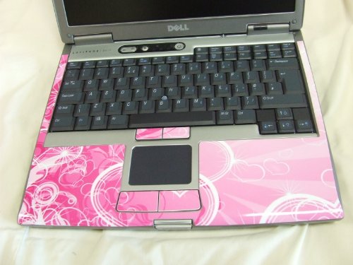 DESIGNER LOVE PINK DELL D610 LAPTOP