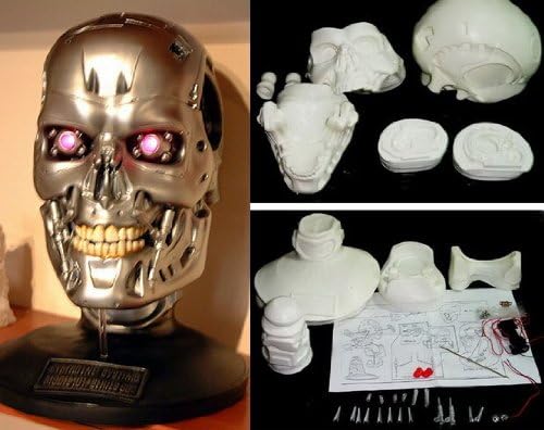 Terminator Skull Life Size 1/1 Scale Unpaint Vinyl Kit Side Show