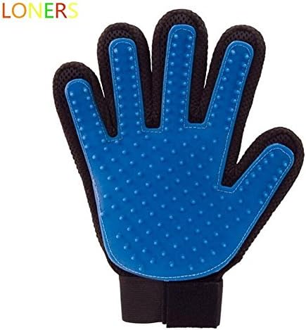 Kemilove Dog &amp; Cat Grooming Glove Brush - Deshedding &amp; Massaging Tool by Loners