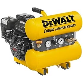 DEWALT D55250 4-Horsepower 4-Gallon Oiled Twin Hot Dog Gas Compressor