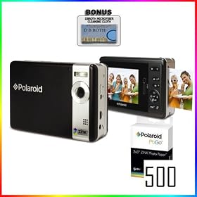 Click here to buy Polaroid Cza-05300b Pogo Instant Digital Camera + Polaroid Zink Media 500 Pack Photo... by Polaroid.