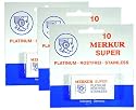 Merkur Double Edge Safety Razor Blades- 3 Packs of 10 Blades - 30 Blades in Total- Made in Germany