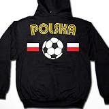 Polska Flags International Soccer Mens Sweatshirt, Poland National Pride Men's Pullover Hoodie