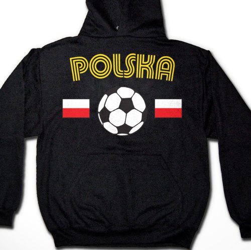 Polska Flags International Soccer Mens Sweatshirt, Poland National Pride Men's Pullover Hoodie