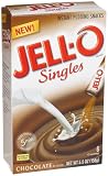 Jell-O Singles Instant Pudding Snacks, Chocolate, 6-Count Boxes (Pack of 10)