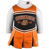 adidas Oklahoma State Cowboys Orange Infant Two-Piece Cheerleader Dress