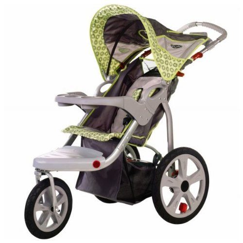 InSTEP Safari Swivel Wheel Jogger Single Green/Dark Gray 11-AR181