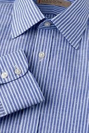 Collezione Cotton Linen Striped Shirt