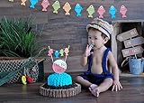 Gone Fishing Cake Topper Bunting and 
