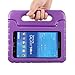 BMOUO Samsung Galaxy Tab 4 7.0 Kids Case - EVA Shockproof Case Light Weight Kids Case Super Protection Cover Handle Stand Case for Kids Children for Samsung Galaxy Tab4 7-inch Tablet - Purple Color