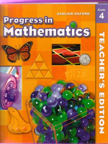 Sadlier-Oxford Progress in Mathematics Grade 4 Workbook Teacher's Edition
