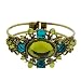 Antiquities Couture Peacock Hues Jeweled Cuff Bracelet