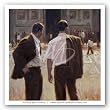 Two Gentlemen in Milan by Aldo Balding 18"x18" Art Print Poster
