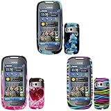 iNcido Brand Nokia Astound C7-00 Combo Purple Love Protective Case Faceplat ....