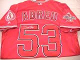BOBBY ABREU SIGNED AUTOGRAPHED JERSEY LOS ANGELES ANGELS COA