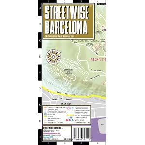 Streetwise Barcelona Map - Laminated City Center Street Map of Barcelona, Spain