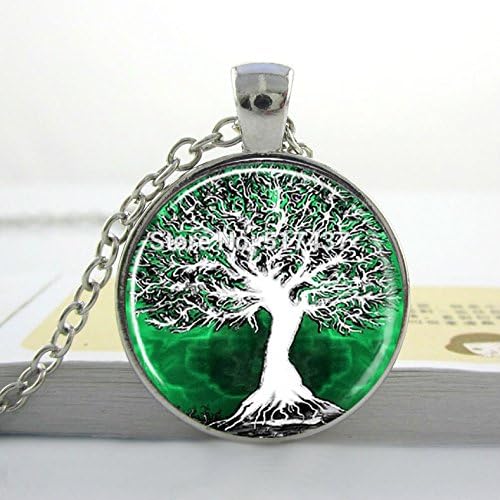 Pretty Lee Tree Necklacetree Of Life Necklace Tree Of Life Jewelry Glass Dome Art Pendantart Necklacefashion Necklaces For Women 2015
