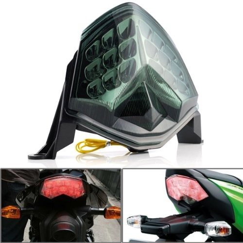 Motorcycle Racing Parts 36 LED Waterproof Integrated Brake Turn Signal Taillight Tail Light Rear Blinker Fit For KAWASAKI ZX-10R 08-10 / ZX-6R 09-10