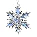 XIANGBAN 2019 Snow and Ice Elf Pendant, Crystal Christmas Ornaments (Multi)