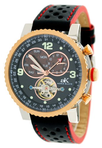 Adee Kaye AK7214-MRG Black Brown Men's Open Heart Multi