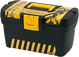 Curver - 194288 - Bricolage - Boîte à Outils Herobox - Energetic 16 - IML Pro-Séries - Noir / Jaune