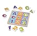 Melissa & Doug 1899 Abc-123 Chunky Puzzle Wooden