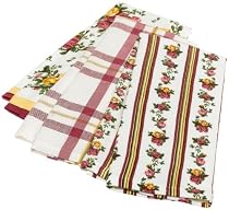Old Country Rose Kitchen Towel, Set of 3