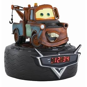Click here to buy Disney's Cars Tow Mater Clock Radio - C300ACR by Disney.