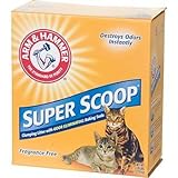 Arm and Hammer Super Scoop Clumping Cat Litter, Unscented, 28 Pound Box