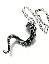 RockLove Silver Tentacle Necklace