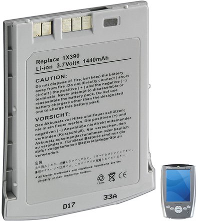 Goobay 76123 Ersatzakku f&uuml;r DELL Axim x5 (1440mAh) Preisvergleich