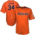 Nolan Ryan Houston Astros Orange Cooperstown Baseball Jersey