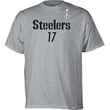 Reebok Pittsburgh Steelers Mike Wallace Super Bowl XLV Name & Number T-Shirt Large