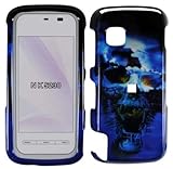 Blue Skull Hard Case Cover for Nokia Nuron 5230