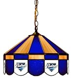 Imperial San Diego Padres Licensed 16-Inch Diameter Stained Glass Pub Light