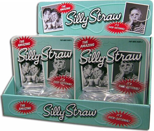 SILLY STRAW PLASTIC TUBING EYEGLASS STRAWS