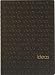 Black Embossed "Ideas" Writing Journal / Diary, Bonded leather, Lined pages, 5x7"
