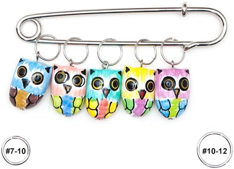 Paradise Exotic Accessories Wood Owl Stitch Markers